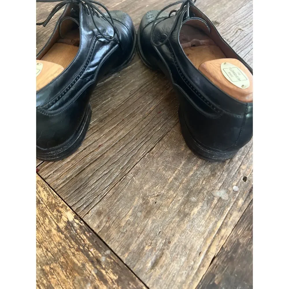 Bally Men’s Black Leather Oxford Dress Shoes Size 8.5 JL